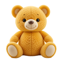 3D teddy bear icons and objects collection, in cartoon style minimal Isolated on a transparent background png