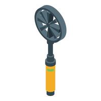 A small fan with a handle on it vector