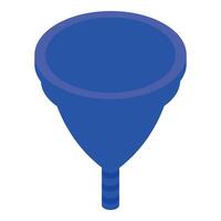 A funnel icon on a white background vector