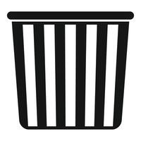 Trash bin icon illustration vector