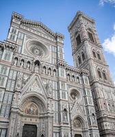Famous Santa Maria del Fiore cathedral in Florence Italy photo