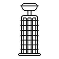 Modern potato masher with wire grid and handle for kitchen use vector
