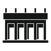 Building construction site representing urban development and infrastructure projects vector