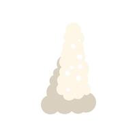 Beige cumulus cloud is forming with round shapes resembling balloons vector
