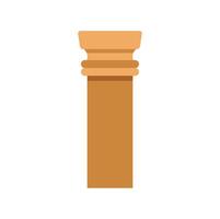 Architectural column standing tall, symbol of strength and support vector