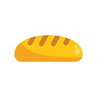 Freshly baked loaf of bread with golden crust representing bakery and food concepts vector