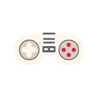 Retro game controller representing gaming and entertainment vector
