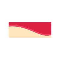 Red and beige abstract wavy background creating dynamic visual interest vector