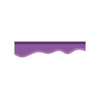 Purple paint splashing downward, colorful background with copy space vector