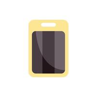 Modern smartphone showing vertical black lines on screen vector