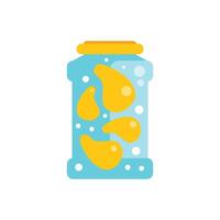 Potato chips floating in soda can, refreshing and flavorful combination vector