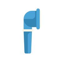 Blue periscope exploring and searching for new adventures vector