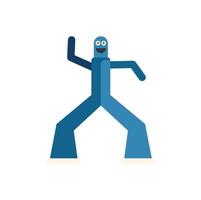 Wacky wavy inflatable tube man dancing with enthusiasm vector