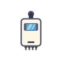 Electric meter measures energy consumption providing usage data vector
