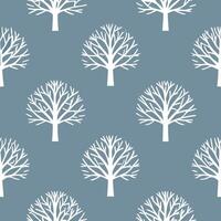 Winter nights seamless pattern with snowy hills distant mountains and sparkling stars for a peaceful remote winter landscape Set 3 vector