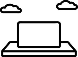 White square podium with 2 levels for displaying products on sky blue and cloud background Set 3 vector