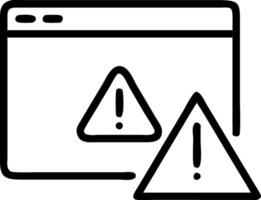 Warning interface with Critical Error glowing red in a digital workspace illustrating error handling processes vector