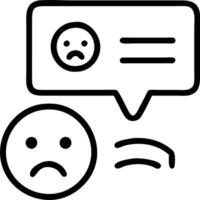 Unhappy user gives bad review and low rating with sad emotion face on holographic online survey interface symbolizing dissatisfied customer feedback Set 3 vector