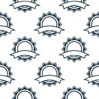 Unify retro wave tile layout vintage banner icons isolated elements on white background refined for commercial brand visuals vector
