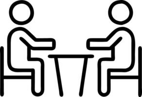 Two diverse business executives negotiate financial partnership contracts at board meeting consulting clients in office vector