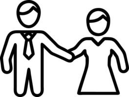 Two cheerful executives sharing laptop tasks female manager guiding male colleague cultivating results driven synergy in modern office vector