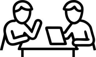 Two busy happy diverse male employees checking documents talking in office Set 2 vector