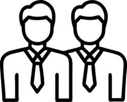 Two business partners executives standing in office looking at camera 2 sales managers company agents consultancy professionals bank advisors with devices posing for corporate por vector