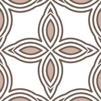 Tribal patterns seamless design with minimalist shapes and neutral colors for a clean modern cultural design vector