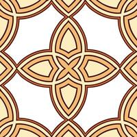Tribal patterns seamless design with earthy earth tones and interwoven lines for a grounded natural look vector