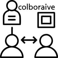 Teamwork efficiency collaborative charts and to do lists with contributors displayed vector