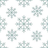 Subtle winter snow seamless pattern with delicate snowflakes and soft frosty textures for a quiet peaceful design vector