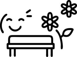 Slouching by worn bench levity and laughter joy jokes cast trades playful insults like tossing feathers no sting just airy fun uplifting invisible mood vector