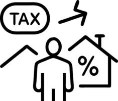 Sitting outdoors examining tax friendly states for retirees comparing pension breaks low property levies ensuring comfy twilight years Set 2 vector