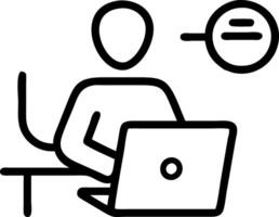 Settling by laptop testing passive income using AI tools refining automated content creation adjusting workflows scaling impact vector