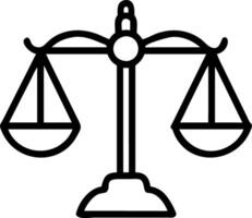 Scales and regulatory icons symbolizing compliance management to ensure adherence to standards in corporate environments vector