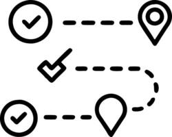 Roadmap with major checkpoints being activated interactively to illustrate project milestones in business planning Set 4 vector