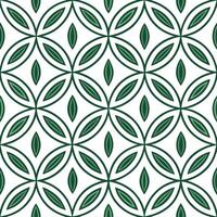 Retro geometric seamless tile pattern intricate line art on white background ideal for contemporary designs Set 4 vector
