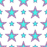 Retro geometric seamless tile pattern complementary colors on white background perfect for vibrant spaces Set 5 vector