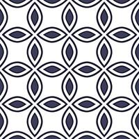Retro geometric frame seamless tile pattern with bold lines and nostalgic style vector