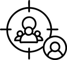 Recruitment and talent acquisition concept featuring digital icon of target with group of people illustrating recruitment talent acquisition candidate selection skill assessment an vector