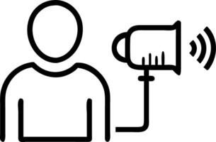Quiet recording corner testing passive income podcasting setting microphone planning topics refining episodes growing audience vector