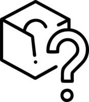 Question and inquiry represented by a holographic question mark symbolizing curiosity questions and customer support interactions in a modern setting Set 3 vector