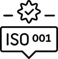 Quality certification represented by a hologram displaying ISO 9001 with a glowing stamp of approval in a professional setting Set 5 vector