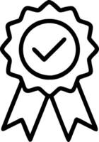 Quality assurance depicted by a holographic badge with a checkmark representing quality standards certifications or approvals in a business context vector