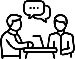 Professional young business man manager financial advisor consulting client having conversation sitting at work meeting Two busy happy diverse male employees checking documents ta vector