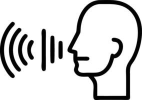 Professional managing voice interactions through a holographic soundwave recognition system vector