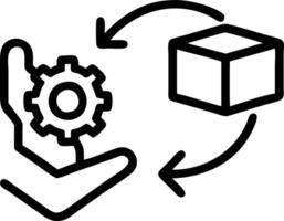 Professional handling software updates and tracking system efficiency using holographic tools vector