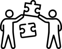 Picture couple solving locally sourced puzzle crafts rearranging wooden pieces decoding patterns smiling upon achievements vector