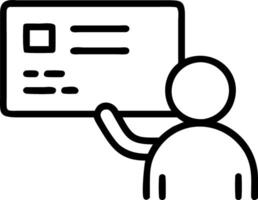 Person uses AI generator on web app for images videos texts representing artificial intelligence technology chatbot assistants and generative art vector