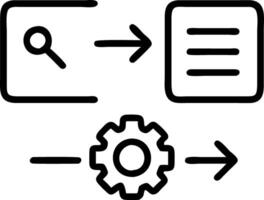 Operational efficiency depicted by a futuristic dashboard showing Procedure and Operating as interactive clickable options enhancing workflow Set 3 vector
